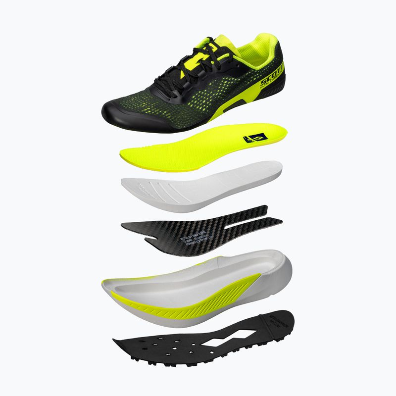 Încălțăminte de alergare pentru bărbați SCOTT Ultra Carbon RC black/yellow 7