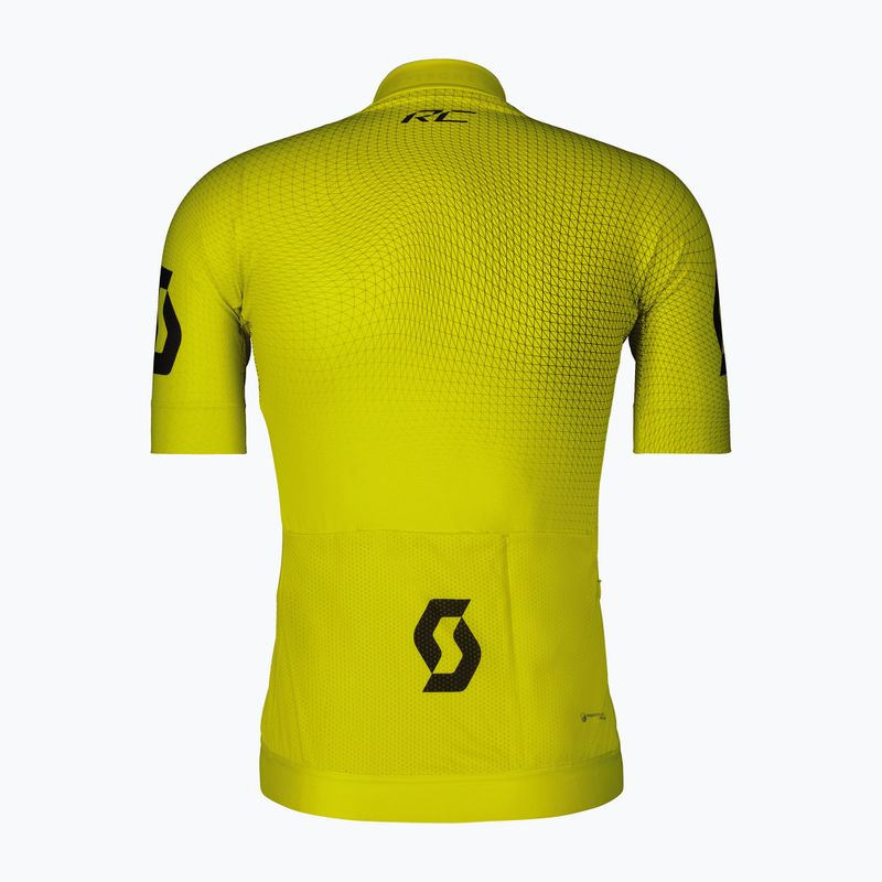 Tricou de ciclism pentru bărbați  SCOTT RC Pro sulphur yellow/black 2