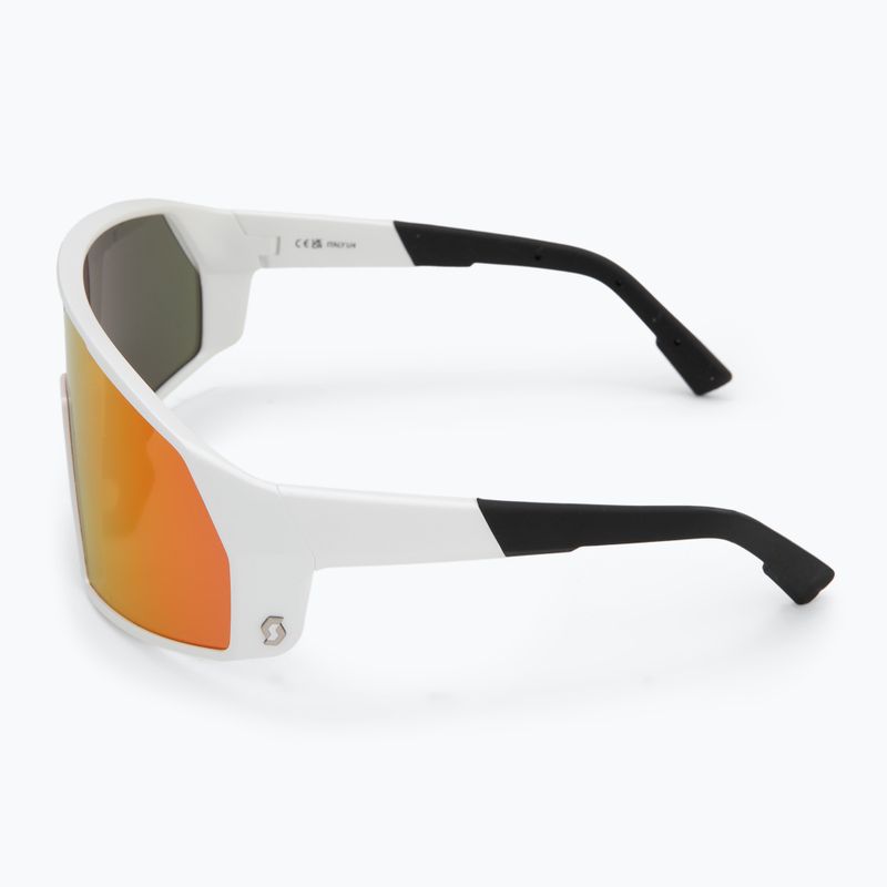SCOTT Pro Shield ochelari de soare alb mat/roșu cromat SCOTT Pro Shield 4