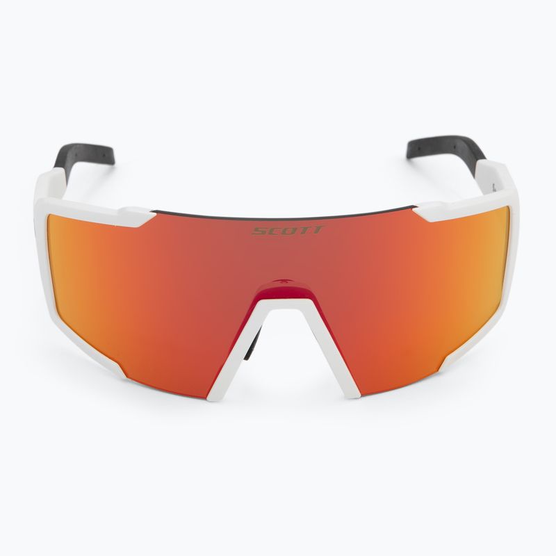 Ochelari de soare SCOTT Shield Compact alb mat/roșu cromat 3