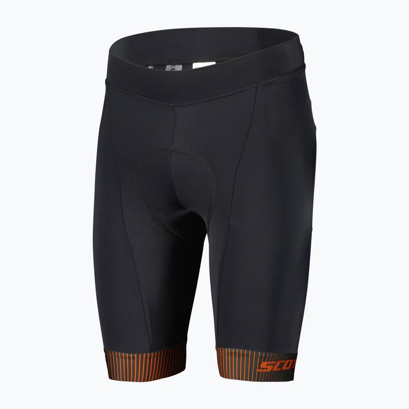 Pantaloni scurți de ciclism SCOTT RC Team +++ verde Aruba/portocaliu-braz