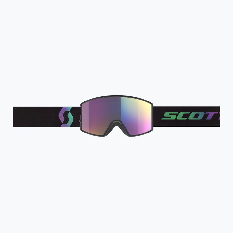 Ochelari de schi SCOTT React black/aurora green/enhancer teal chrome/pro green 2