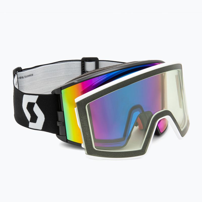 Ochelari de schi SCOTT React mineral black/white/enhancer teal chrome/pro green