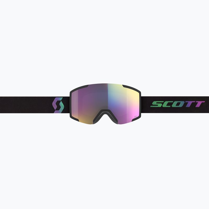 Ochelari de schi SCOTT Shield black/aurora green/enhancer teal chrome 2