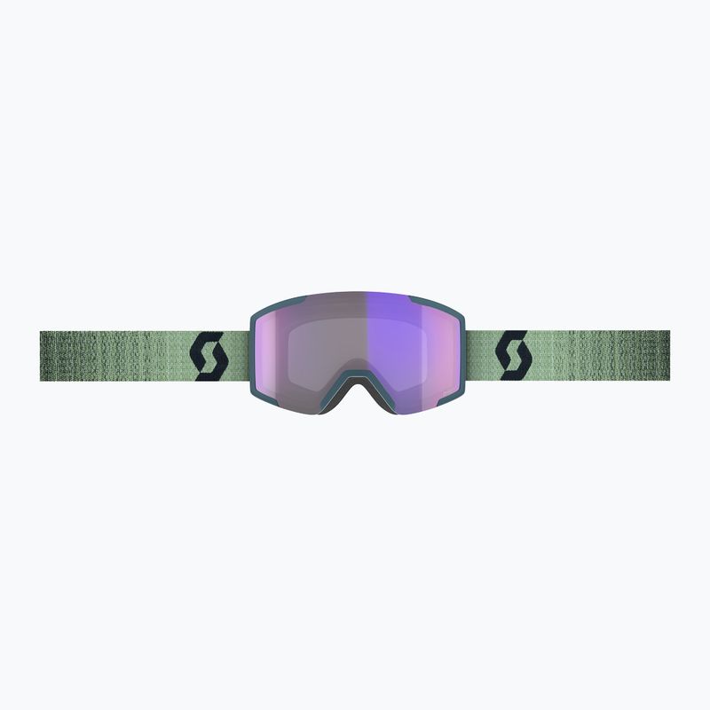 Ochelari de schi SCOTT Shield LS soft green/black/light sensitive blue chrome 2