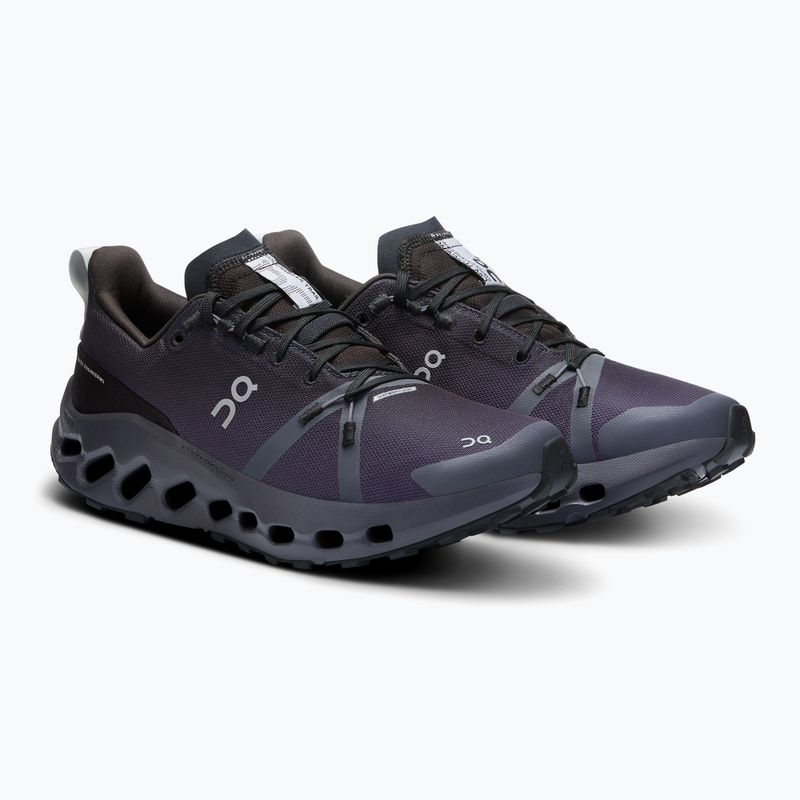 Încălțăminte de alergare pentru femei On Cloudsurfer Trail Waterproof black/eclipse 8