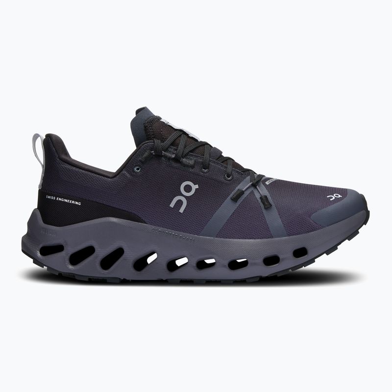 Încălțăminte de alergare pentru femei On Cloudsurfer Trail Waterproof black/eclipse 9