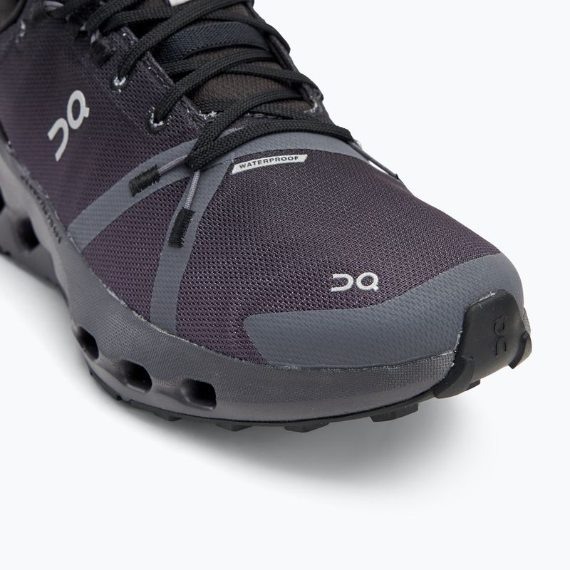 Încălțăminte de alergare pentru femei On Cloudsurfer Trail Waterproof black/eclipse 7