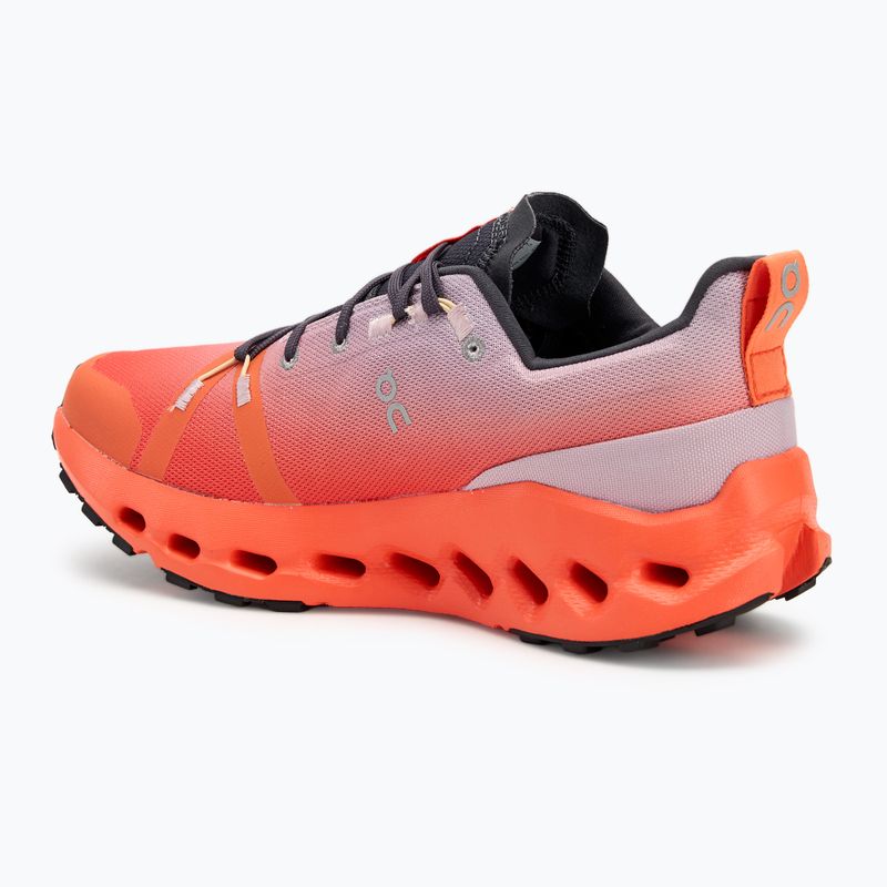 Încălțăminte de alergare pentru femei On Running Cloudsurfer Trail Waterproof mauve/flame 3