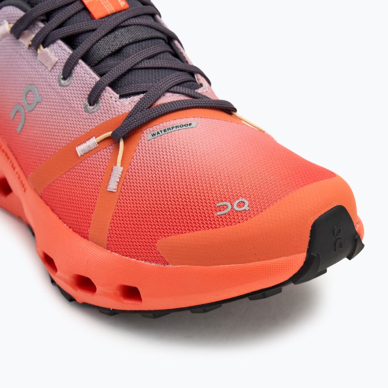 Încălțăminte de alergare pentru femei On Cloudsurfer Trail Waterproof mauve/flame 7