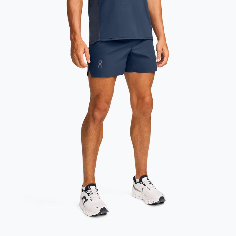 Pantaloni scurți de alergare pentru bărbați On Running 5" Lightweight denim/black