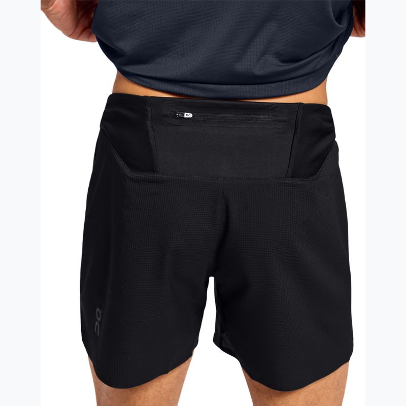 Pantaloni scurți de alergare pentru bărbați On Running 5" Lightweight denim/black 4