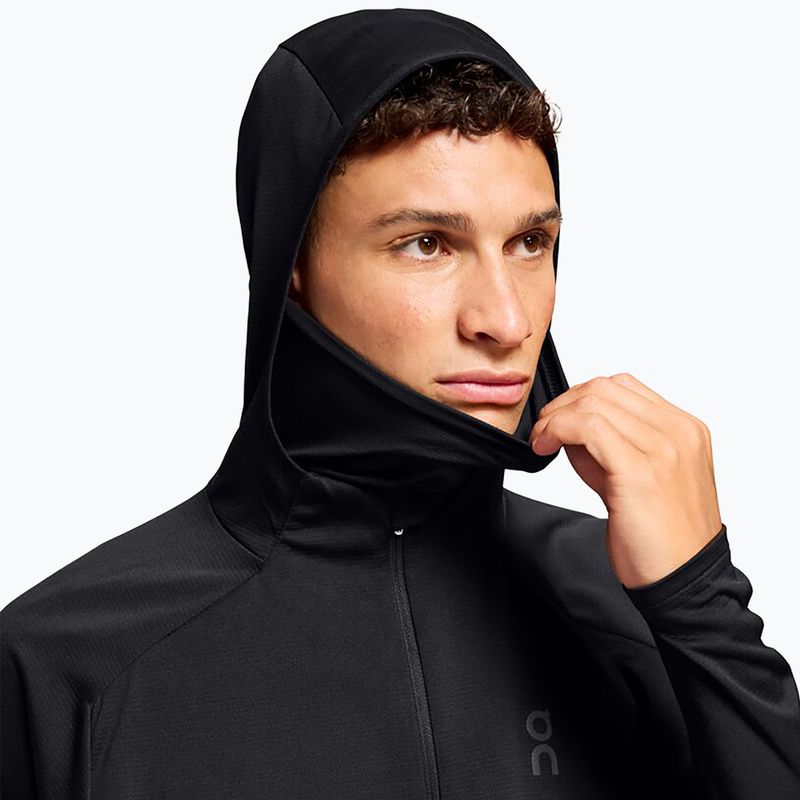 Bluză de alergare pentru bărbați On Climate Zip Hoodie black 5