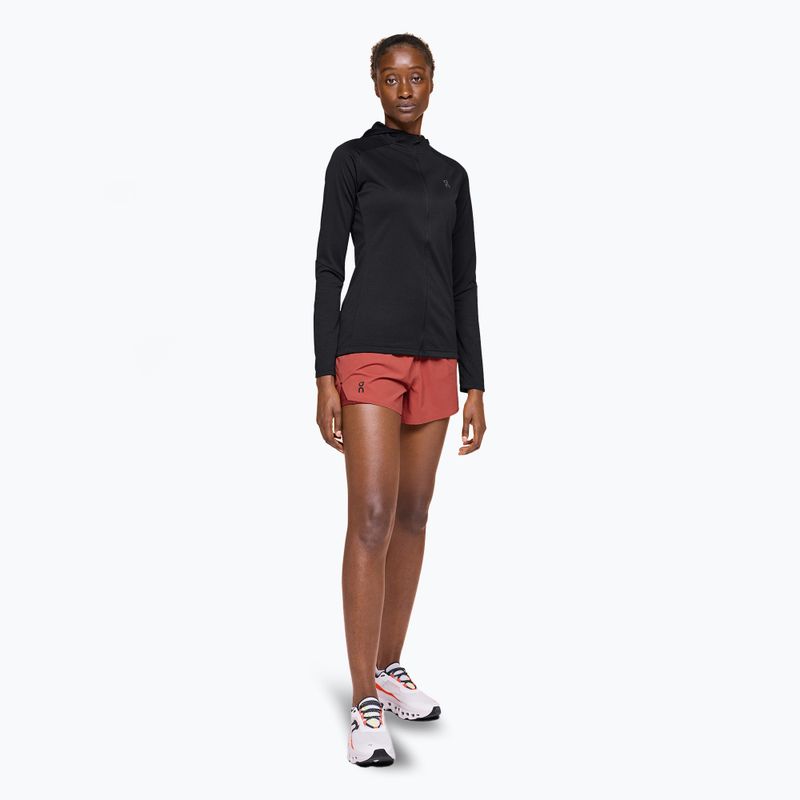 Hanorac de alergare pentru femei On Climate Zip Hoodie black 2