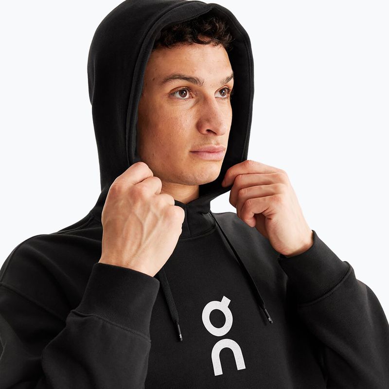 Bluză pentru bărbați On Running Club Hoodie black 3