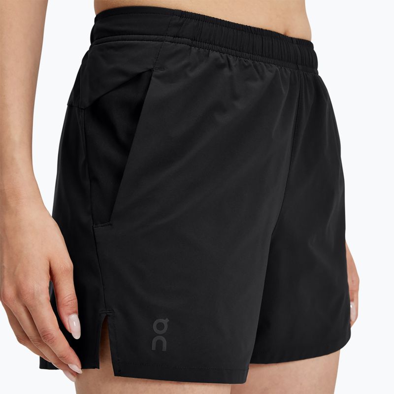 Pantaloni scurți de alergare pentru femei On Essential black 5