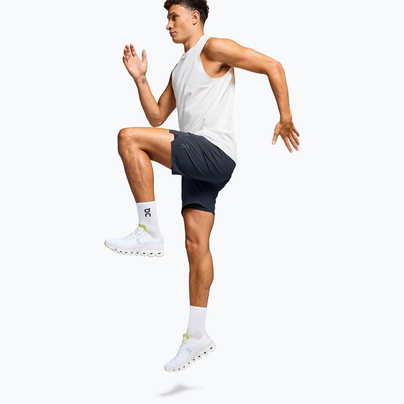 Pantaloni scurți de alergare pentru bărbați On Running Performance Hybrid navy 4