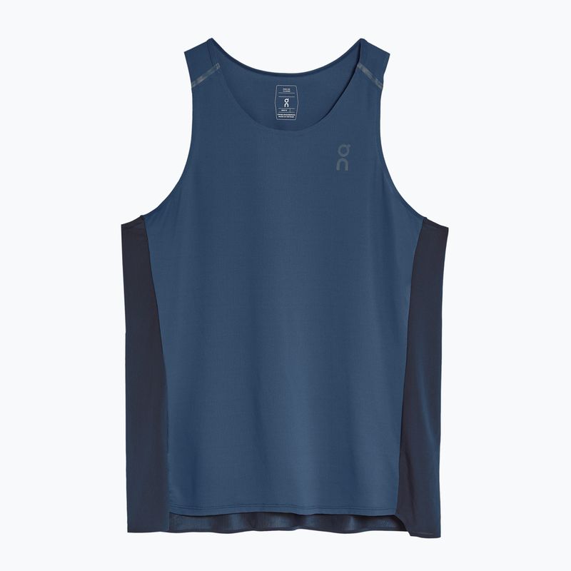 Top de alergare pentru bărbați On Running Performance Tank denim/navy