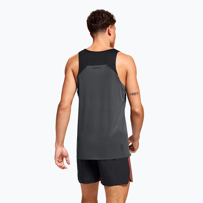 Tank top de alergare pentru bărbați On Performance Tank black/eclipse 3