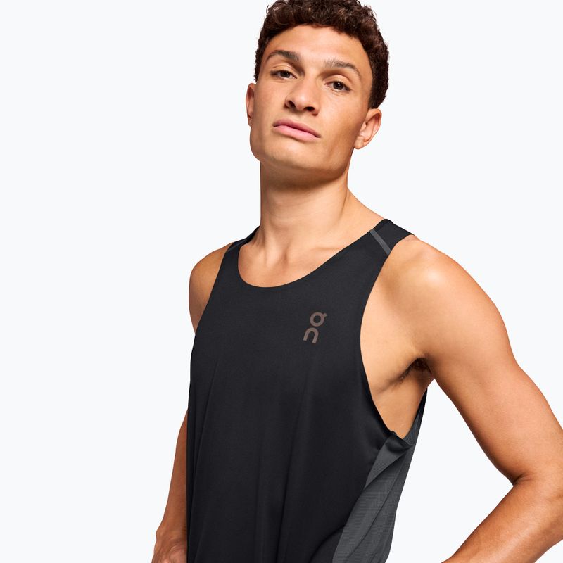Tank top de alergare pentru bărbați On Performance Tank black/eclipse 5