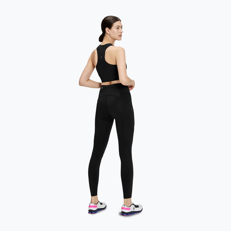 Colanți de alergat pentru femei On Running Performance Tights black 3