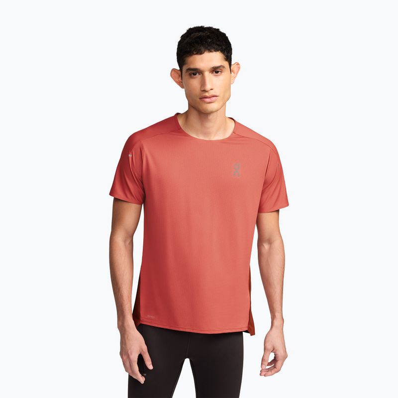 Tricou de alergat pentru bărbați On Performance-T auburn/ruby
