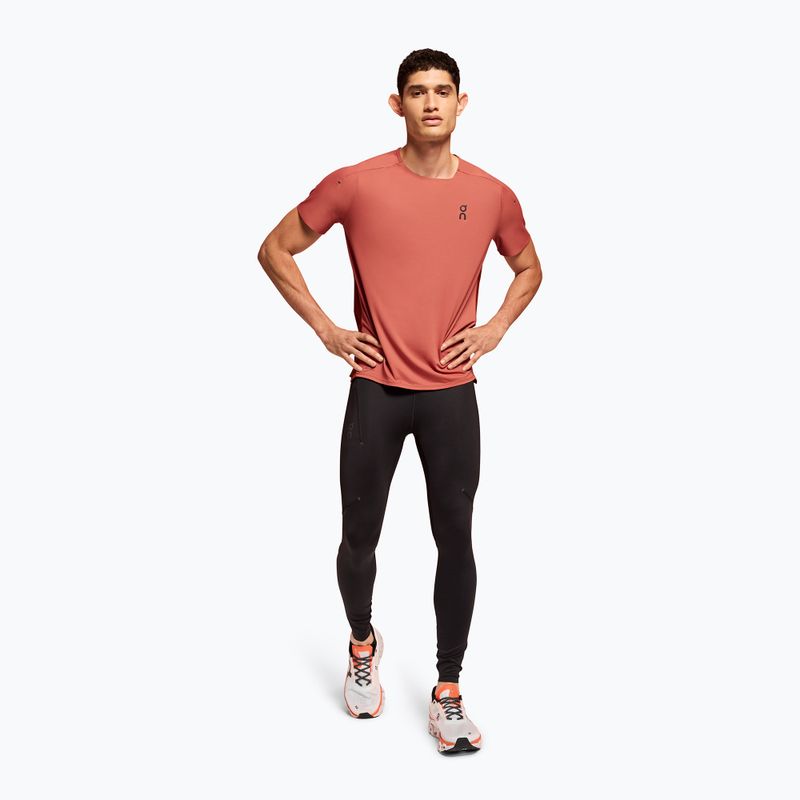 Tricou de alergat pentru bărbați On Performance-T auburn/ruby 2