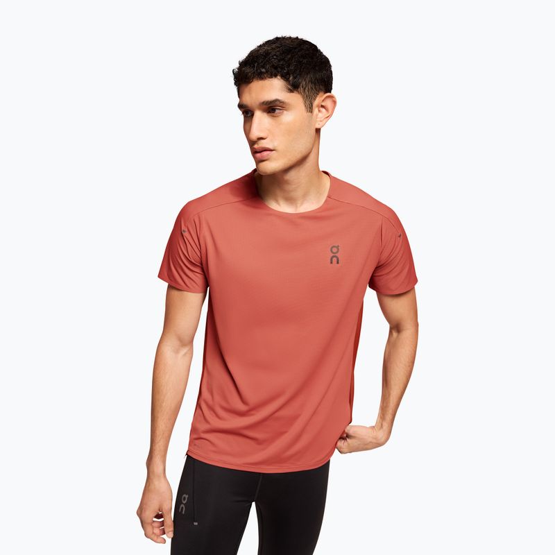Tricou de alergat pentru bărbați On Performance-T auburn/ruby 4