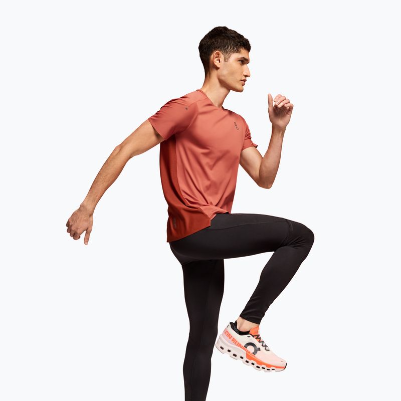 Tricou de alergat pentru bărbați On Performance-T auburn/ruby 5