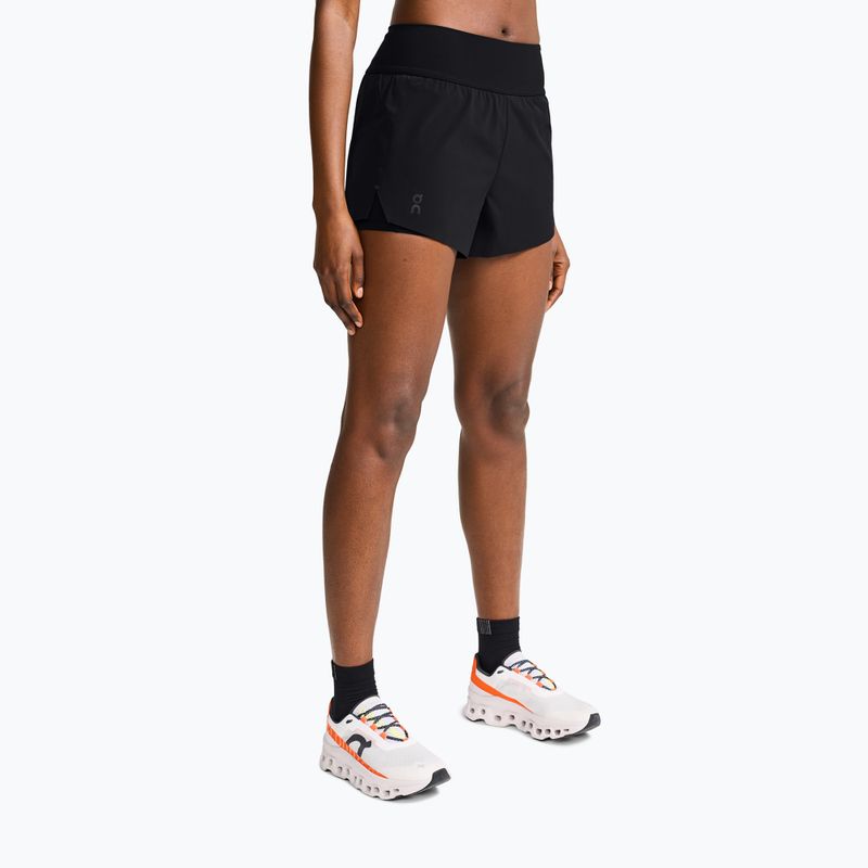 Pantaloni scurți de alergare pentru femei On Running Running black