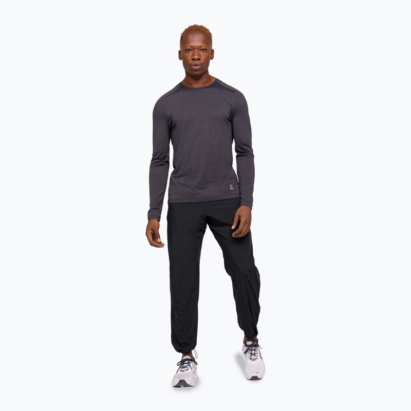 Pantaloni de alergat pentru bărbați On Track black 2