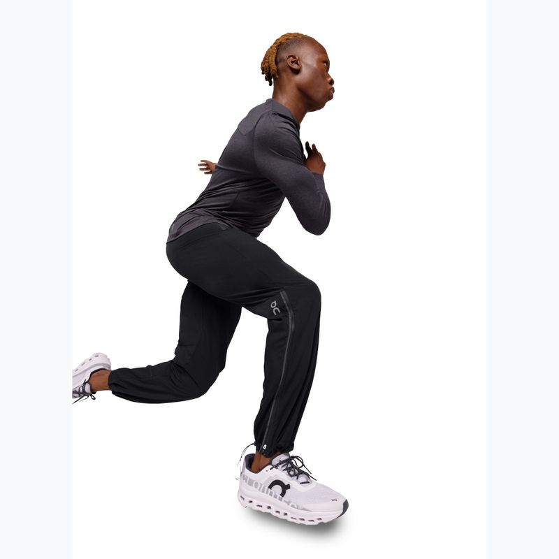 Pantaloni de alergat pentru bărbați On Track black 5