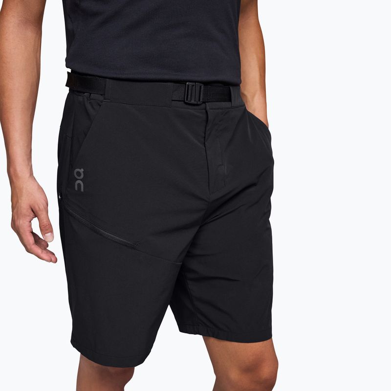 Pantaloni scurți de trekking pentru bărbați On Running Trek black 5