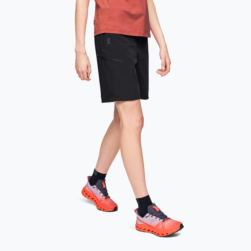 Pantaloni scurți de trekking pentru femei On Trek black