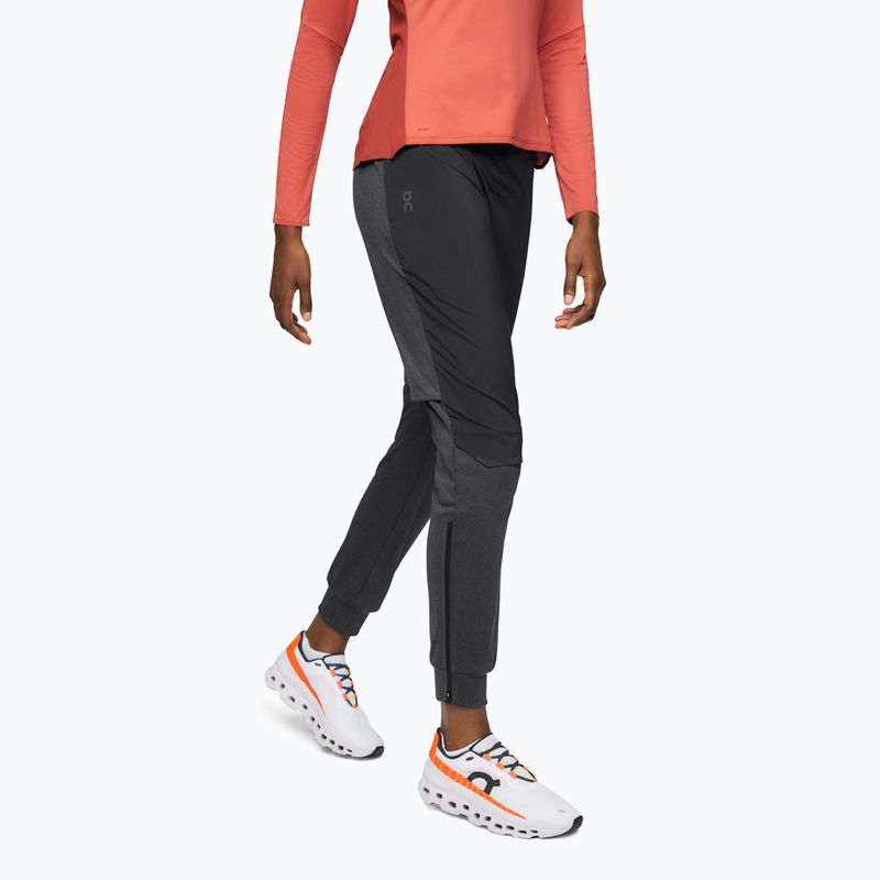Pantaloni de alergare pentru femei On Weather black 4