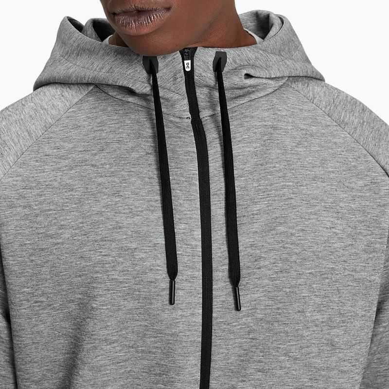 Hanorac pentru bărbați On Running Zipped Hoodie grey 3