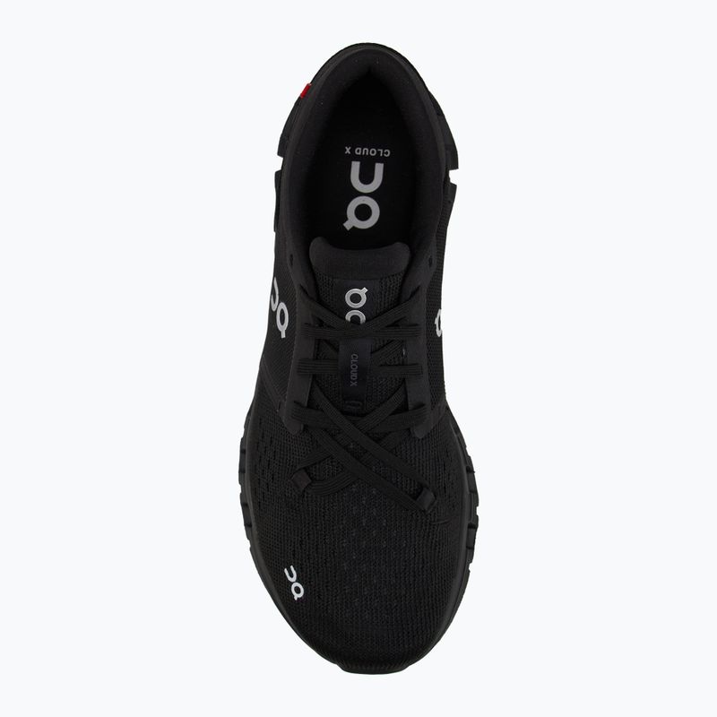 Pantofi de antrenament pentru bărbați On Cloud X 4 black/eclipse 5