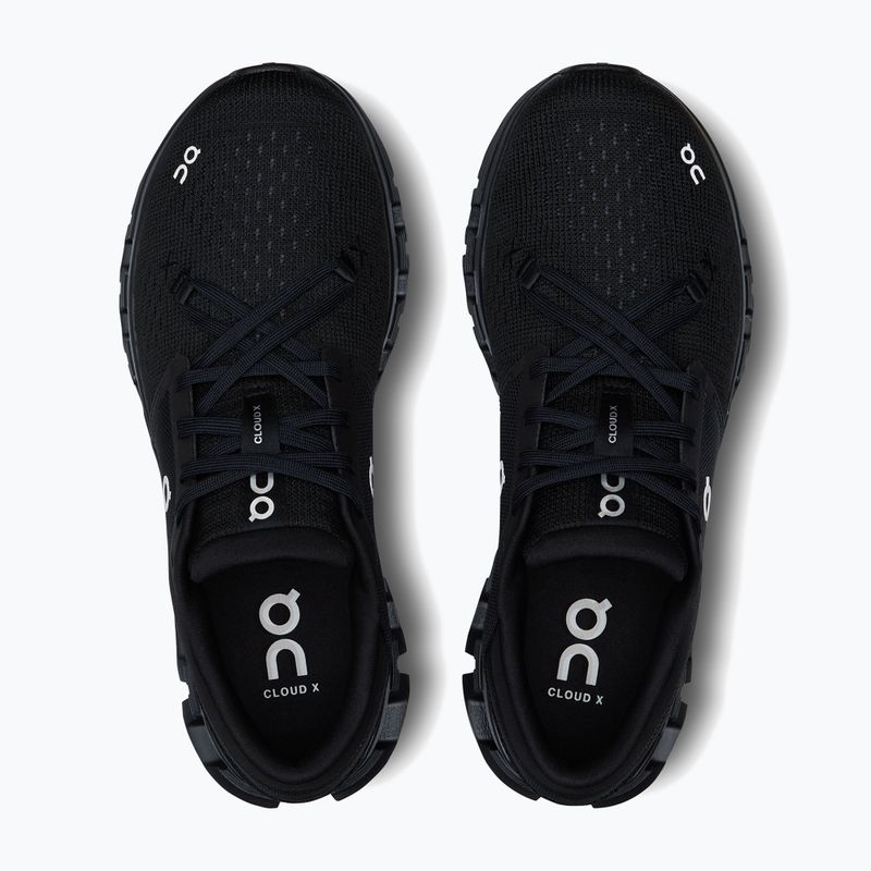 Pantofi sport damă On Cloud X 4 black/eclipse 13