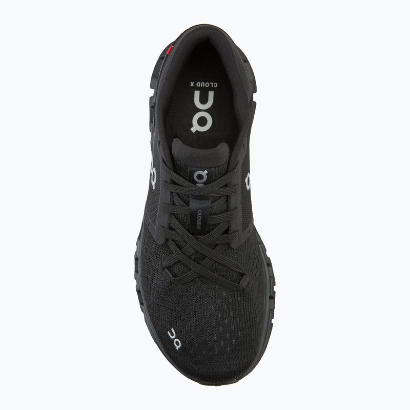 Pantofi sport damă On Cloud X 4 black/eclipse 5