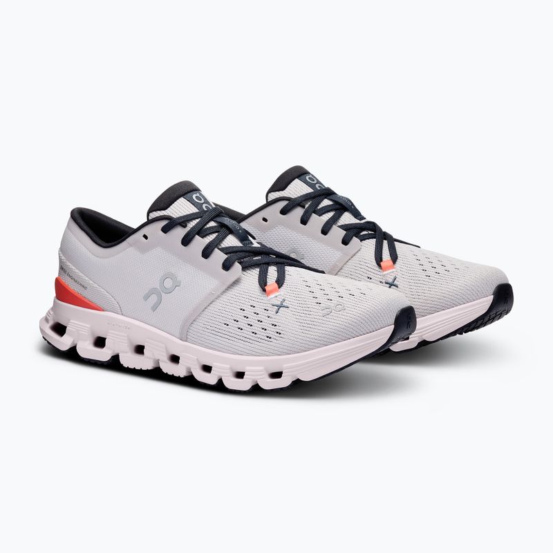Încălțăminte de alergare pentru femei On Cloud X 4 silver/flame 8
