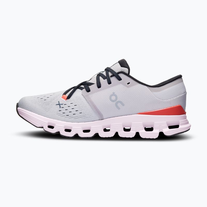 Adidași de antrenament pentru femei On Cloud X 4 silver/flame 10