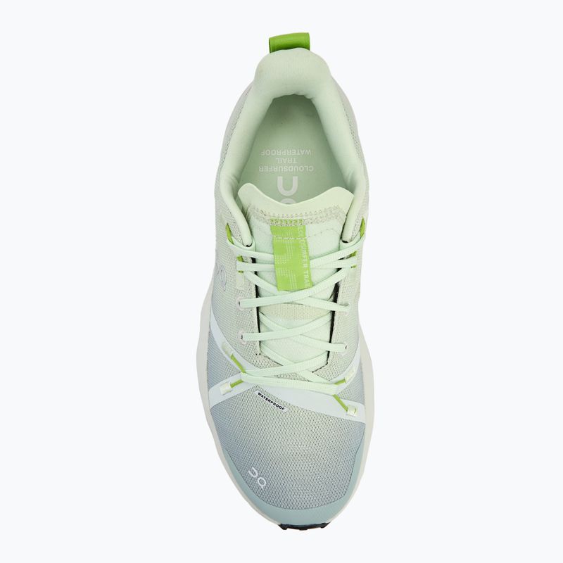Încălțăminte de alergare pentru femei On Cloudsurfer Trail Waterproof lima/mineral 5