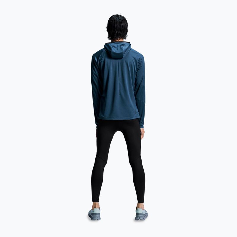 Bluză de alergare pentru bărbați  On Climate Zip Hoodie blue 3