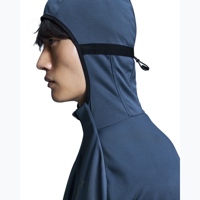 Bluză de alergare pentru bărbați  On Climate Zip Hoodie blue 7