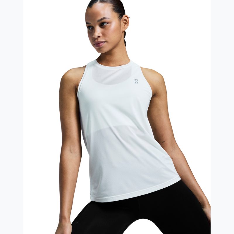 Tank top de alergare pentru femei On Core Tank undyed-white 5