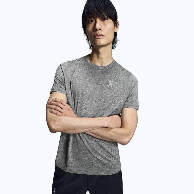 Tricou de alergare pentru bărbați On Core-T heather gray 4