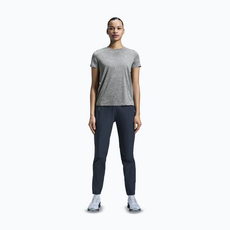 Tricou de alergare pentru femei  On Core-T heather gray 2