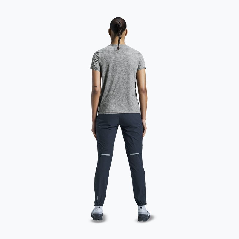 Tricou de alergare pentru femei  On Core-T heather gray 3