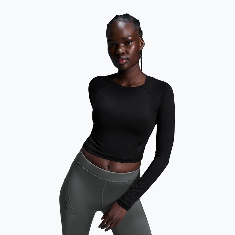 Top de alergare pentru femei On Running Movement Long-T Crop black 4