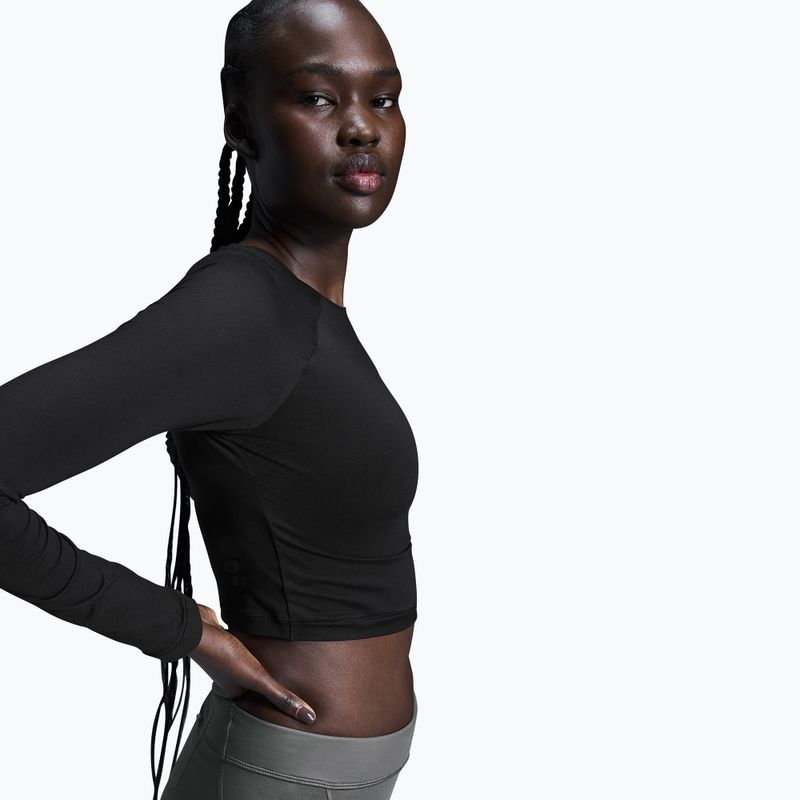 Top de alergare pentru femei On Running Movement Long-T Crop black 5